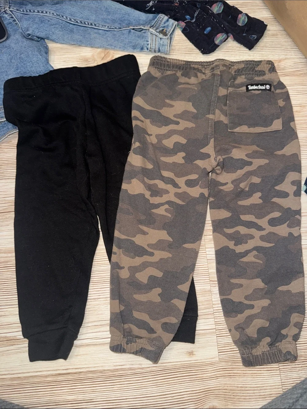 Timberland  and garanimals Black & Green Camo Kids Jogger Pants - 2 Pack